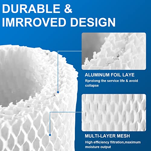 WF2 Humidifier Filter Fit for Vicks V3500 V3100 V3900 V3700 VEV320 (6 Count)