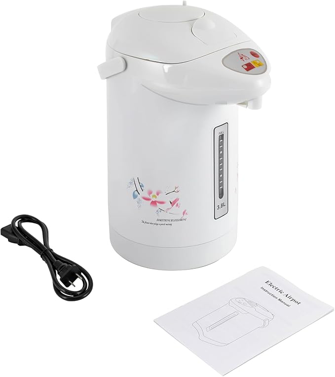3.8L Electric Hot Water Urn, Insulated Stainless Steel Water Boiler and Warmer with Anti-scald Lock, 3 Dispensing Options for Tea & Coffee, Instant Countertop Hot Water Dispenser for Home and Office