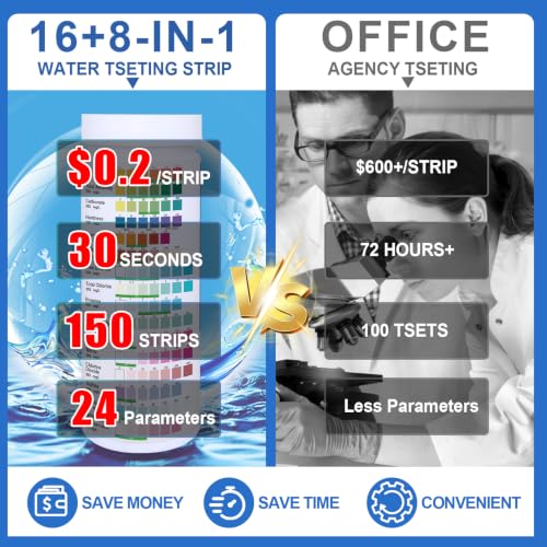 Water Testing Kits for Drinking Water (150 Count)