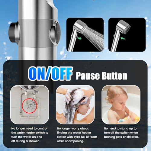 Filtered Shower Head with Handheld