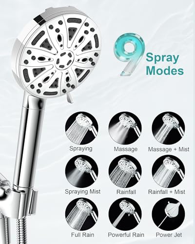 Filtered Shower Head with Handheld (5 Count)