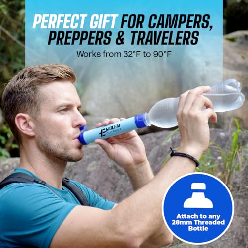 Portable Water Filter Straw (2 Count)