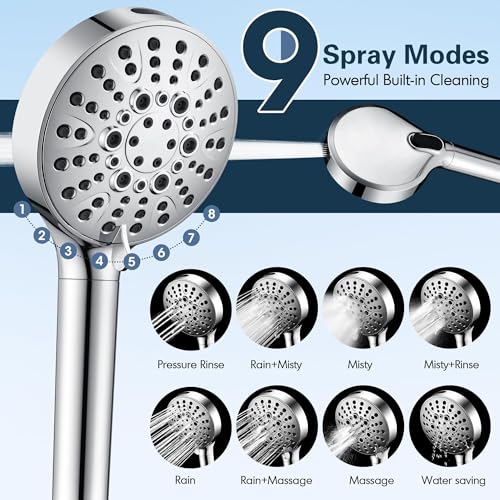 Filtered Shower Head with Handheld
