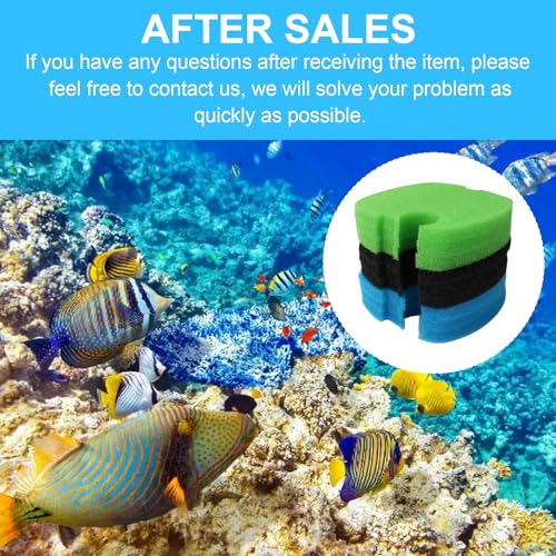 9 piece Aquarium Filter Pads Replacement bio Sponge Compatible with SUNSUN HW (9 Count)