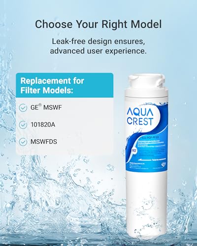 MSWF NSF 42&372 Refrigerator Water Filter (3 Count)
