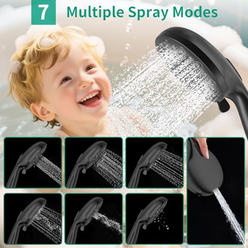 10" Filtered Rain Shower Head with Handheld Spray Combo