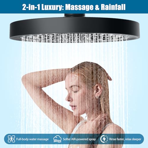 High Pressure Filtered Shower Head Combo with 15