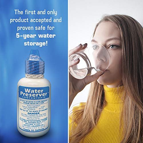 55 Gallon Water Preserver Concentrate 5 Year Emergency Disaster Preparedness
