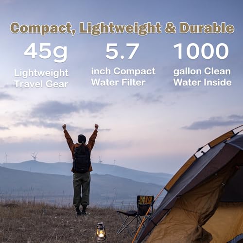 L630 Portable Water Filter with Upgraded Vacuum Packaging