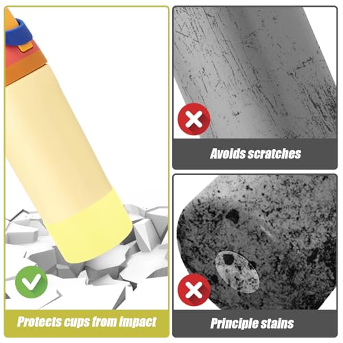 2PCS Protective Boot Compatible with Owala Kids Water Bottle 16 oz &14 oz