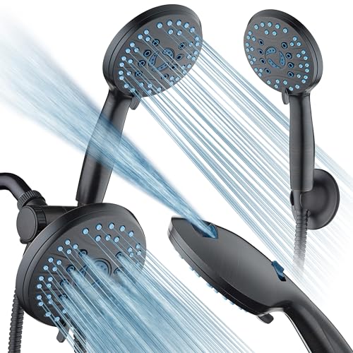 AquaCare 50 mode High Pressure 7 inch Shower Head Combo w