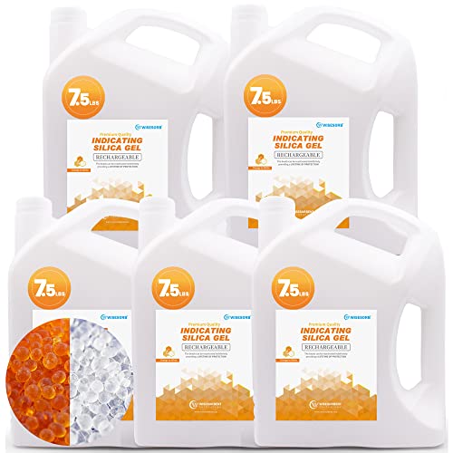 37.5 LBS] Orange Premium Indicating Silica Gel Beads