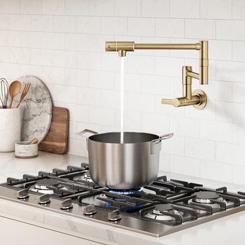 Oletto Pot Filler Faucet with Retractable Arm