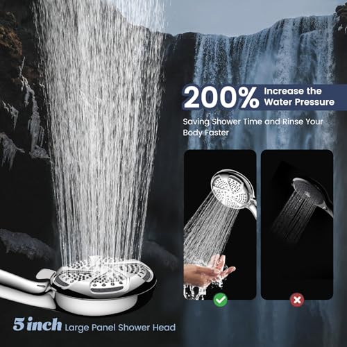 Filtered Shower Head with Handheld