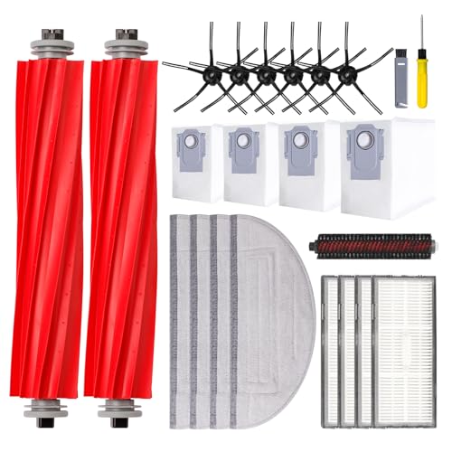 23 Pcs S7 MaxV Ultra Replacement Accessories Compatible with Roborock (23 Count)