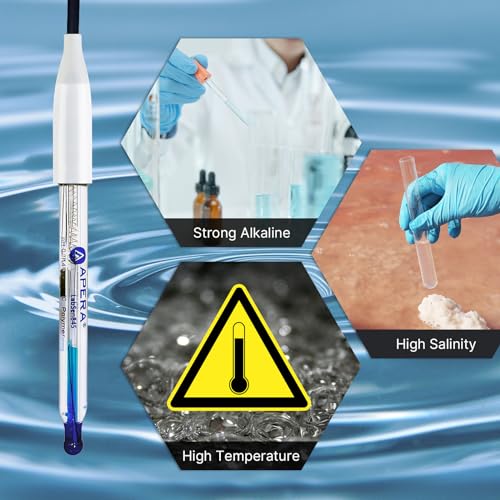 PH60Z SA Smart Handheld pH Meter Tester Kit with LabSen 845 ATC pH Electrode for Lab