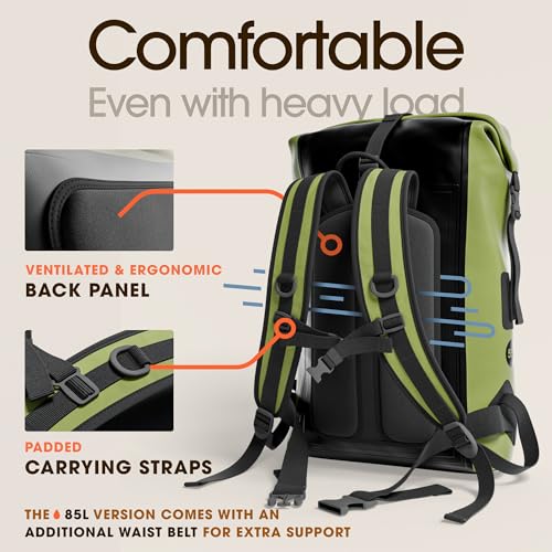 Waterproof Dry Bag Backpack 85L