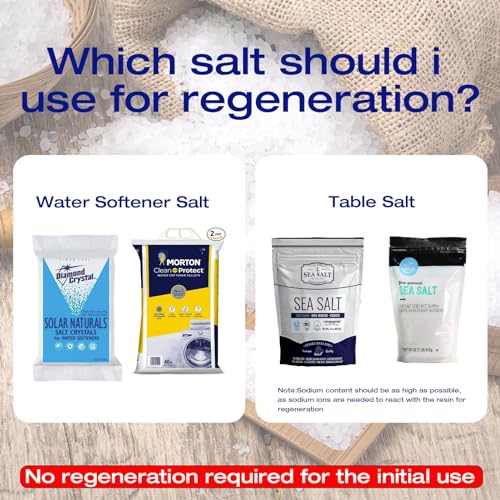Portable Water Softener for RV with Water Hose