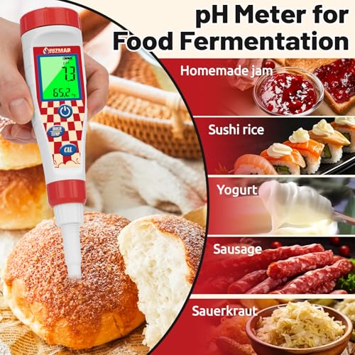 Food pH Meter Digital pH Tester for Food Fermentation and Canning