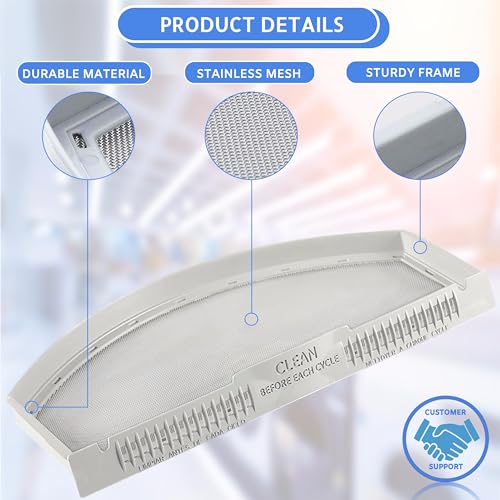 Replacement Lint Screen Filter for GE GTD42EASJ2WW