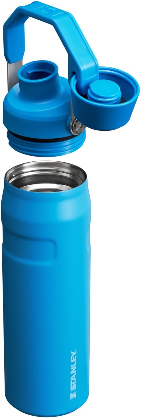 Stanley IceFlow Fast Flow Water Bottle | Angled Spout Lid | Lightweight & Leakproof for Travel & Sports | Insulated Stainless Steel | BPA-Free