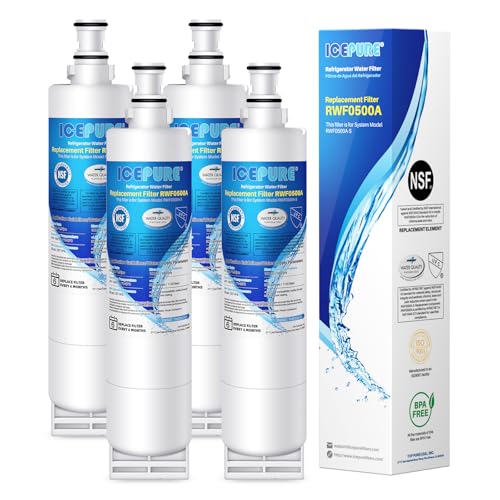 4396508 Water Filter Replacement for Whirlpool EDR5RXD1 (4 Count)