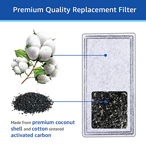12 Pcs Water Fountain Filter Replacement Compatible With Pioneer (12 Count)