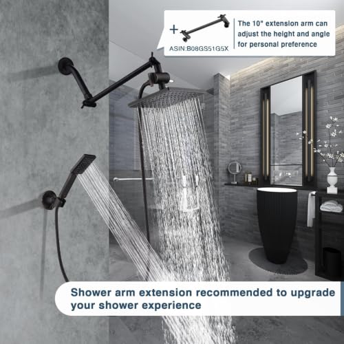 Rain Shower Head with Handheld Spray