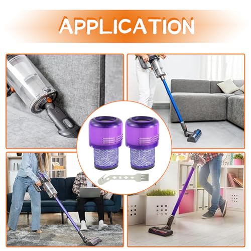 2 Pack V11 Vacuum Filters Replacement for Dy son V11 Animal