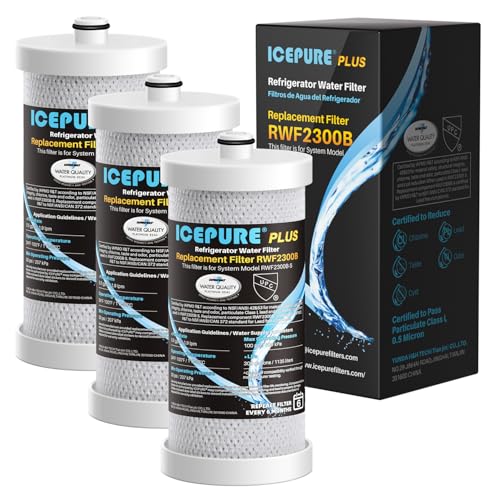 WF1CB Refrigerator Water Filter Replacement for Frigidaire PureSource WF1CB (3 Count)