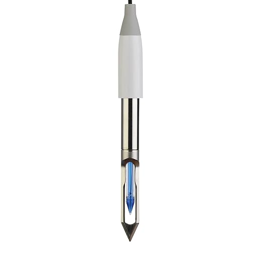 Apera Instruments LabSen 763 Stainless Steel Blade Spear pH Electrode for Meat, Temperature Sensor Built-in