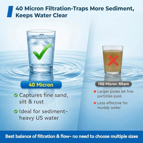 Whole House Spin Down Sediment Filter