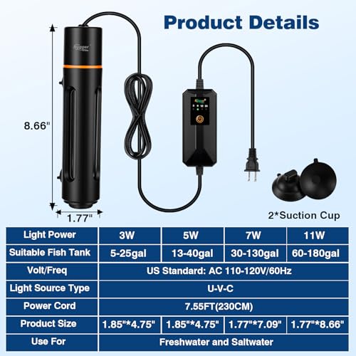 11W Aquarium U