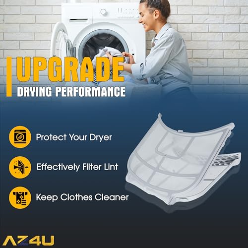 Upgraded DLEX9000V DLEX8000V DLEX5005K DLEX5000W DLGX8001W DLGX8101W DLEX8000W DLGX8001V Dryer Lint Filter Screen Replaces For LG DLGX9001V DLEX5000V DLEX8100W DLGX8101V DLGX5001W DLEX8100V