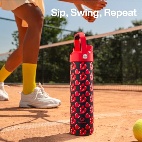 Insulated Water Bottle with Straw Stainless Steel Water Bottle