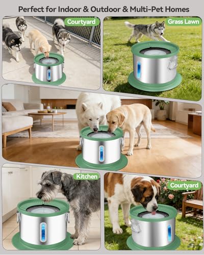 14L No Spill Dog Water Bowl (5 Pound)