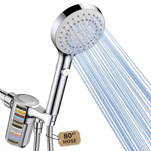 High Pressure Filtered Handheld Shower Head with Hose