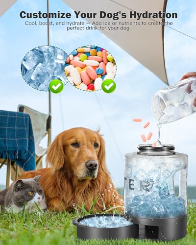 77oz Large Dog Water Bottle