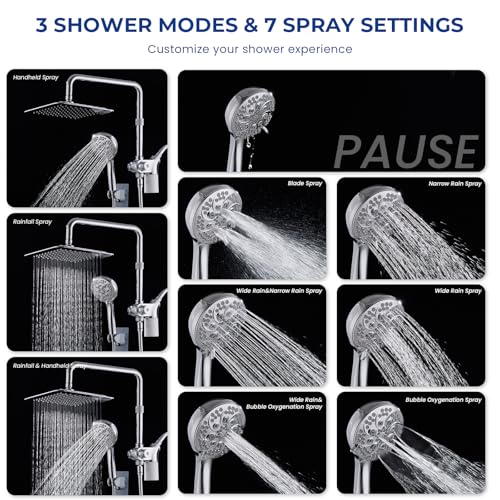 Upgraded Dual Shower Heads Combo