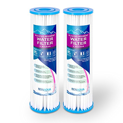 Pleated Sediment Water Filter Cartridge 9.87”x 2.5” Amplified Surface Area