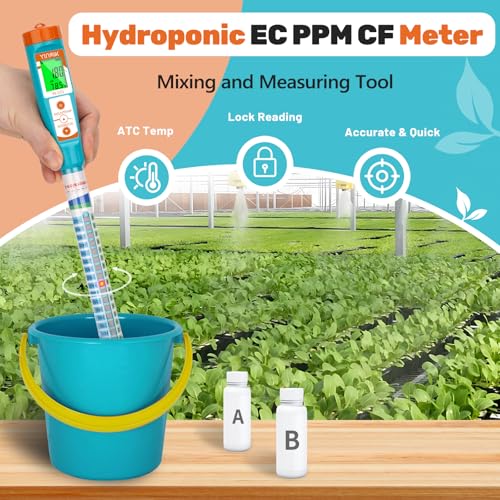 Truncheon EC PPM Nutrient Meter for Hydroponic