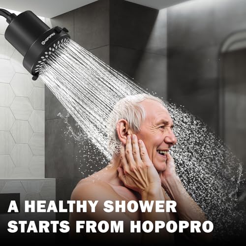 4 Inch Filtered Shower Head with 5 Settings
