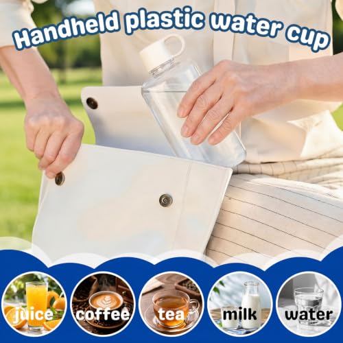 2 Pack Portable Flat Water Bottles (2 Count)