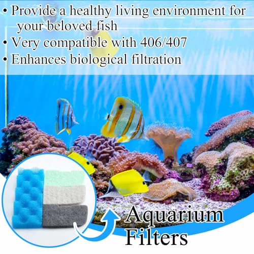 52 Pcs Replacement Filter Media Kit Compatible with Fluval 406 (52 Count)