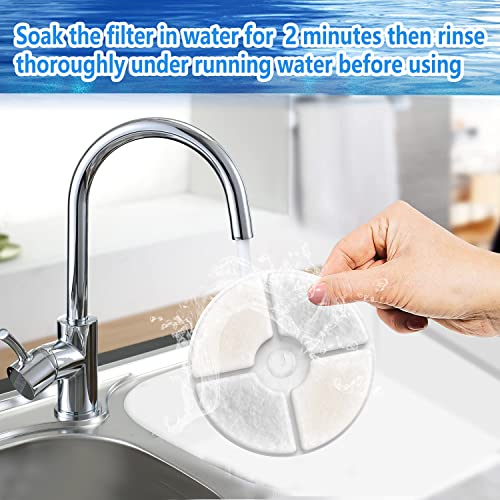 8 Pack Cat Water Fountain Filter Unit3.0 Filters Replacement Compatible with E VERSweet 2s