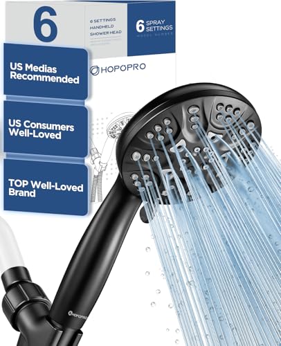 6 Mode High Pressure Handheld Shower Head Set