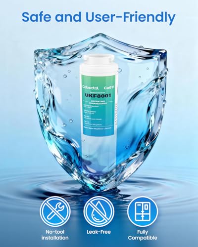 UKF8001 Water Filter Replacement for whirlpool EDR4RXD1 (3 Count)