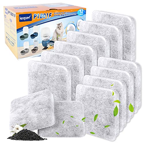 12 Pack Filter Compatible with Petmate Replendish Mason Gravity