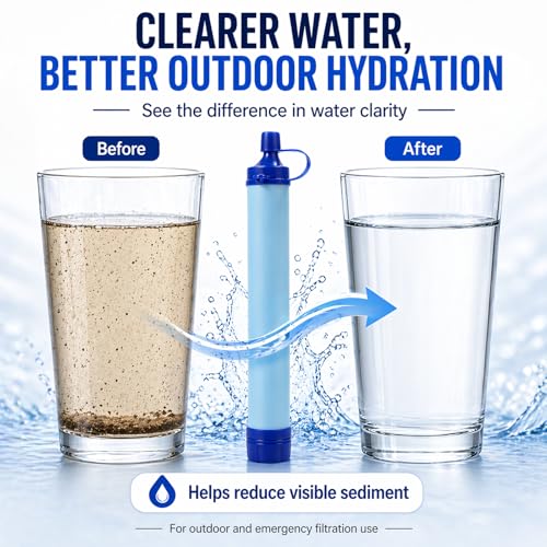 Water Filter Survival Filtration Portable Gear