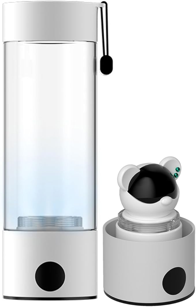 Portable Hydrogen Water Bottle Generator, 5/10Min Quick Electrolysis, Hydrogen Rich Water Health Cup, with LED Colorful Lights, for Office, Travel and Daily Drinking